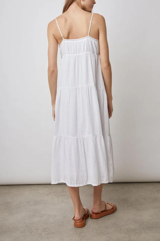 Dresses and Rompers Women Rails Avril Dress White Lace Detail