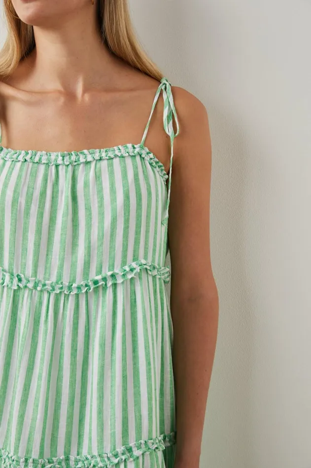 Dresses and Rompers Women Rails Caralyn Dress Cayman Green Stripe