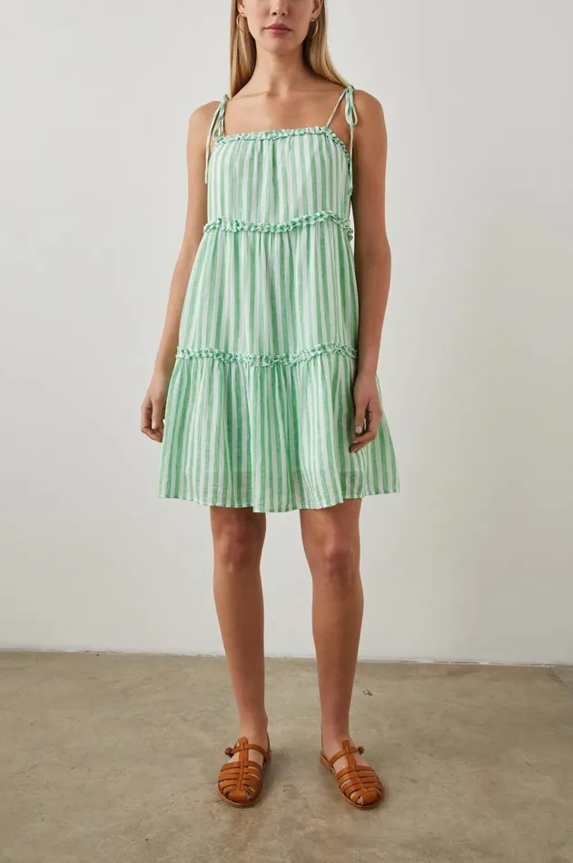 Dresses and Rompers Women Rails Caralyn Dress Cayman Green Stripe