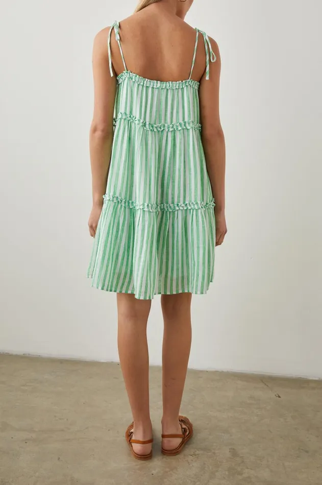 Dresses and Rompers Women Rails Caralyn Dress Cayman Green Stripe