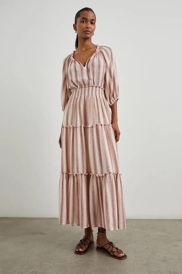 Dresses and Rompers Women Rails Caterine Dress Camino Stripe