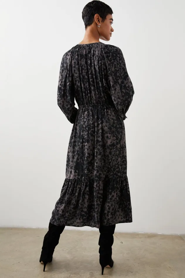 Dresses and Rompers Women Rails Cece Dress Charcoal Tortoise