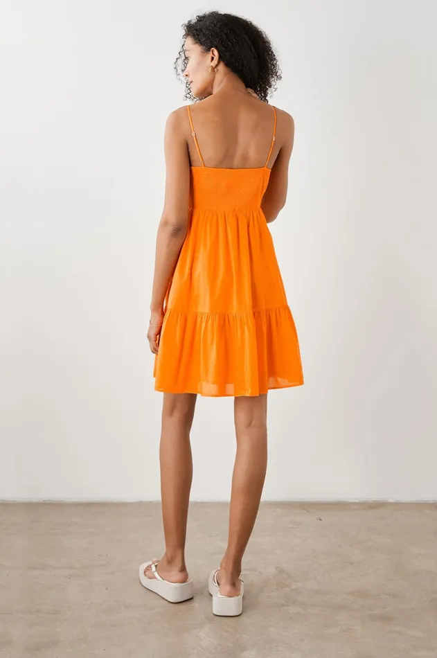 Dresses and Rompers Women Rails Chrissy Dress Tangerine