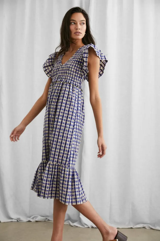 Dresses and Rompers Women Rails Clementine Dress Lagos Plaid