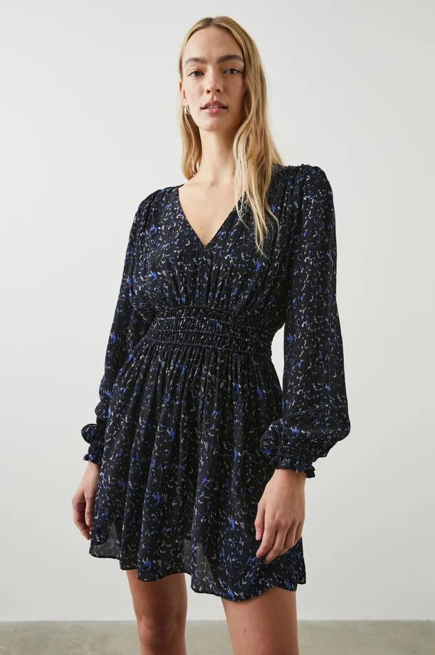 Dresses and Rompers Women Rails Delaney Dress Cobalt Static
