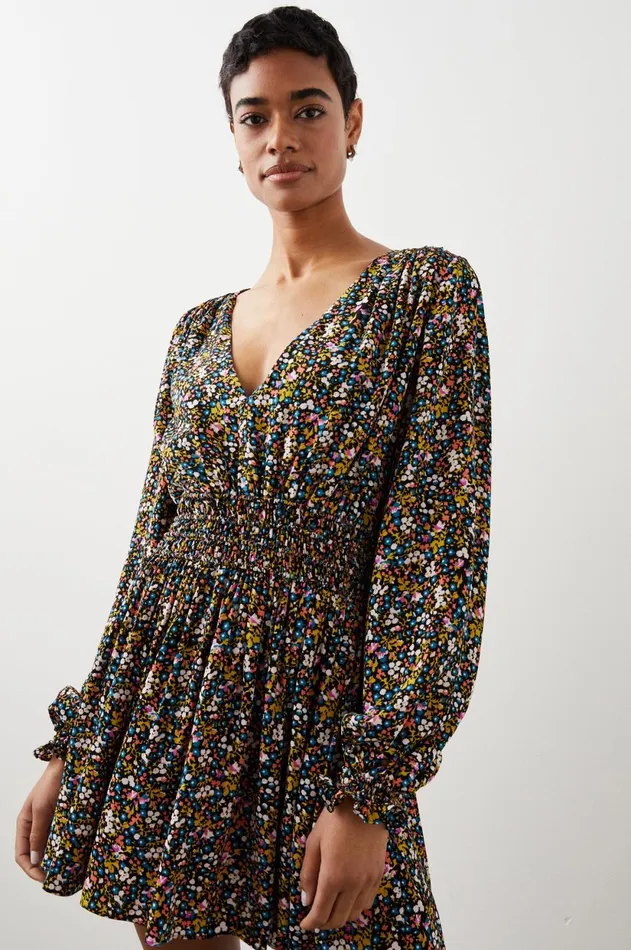 Dresses and Rompers Women Rails Delaney Dress Dark Ditsy Floral