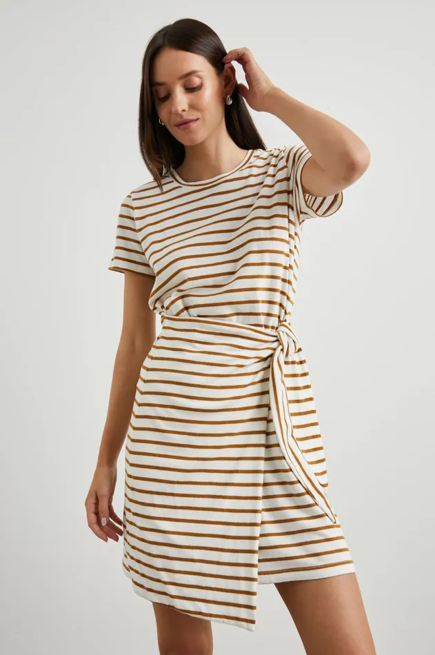 Dresses and Rompers Women Rails Edie Dress Carmel Stripe