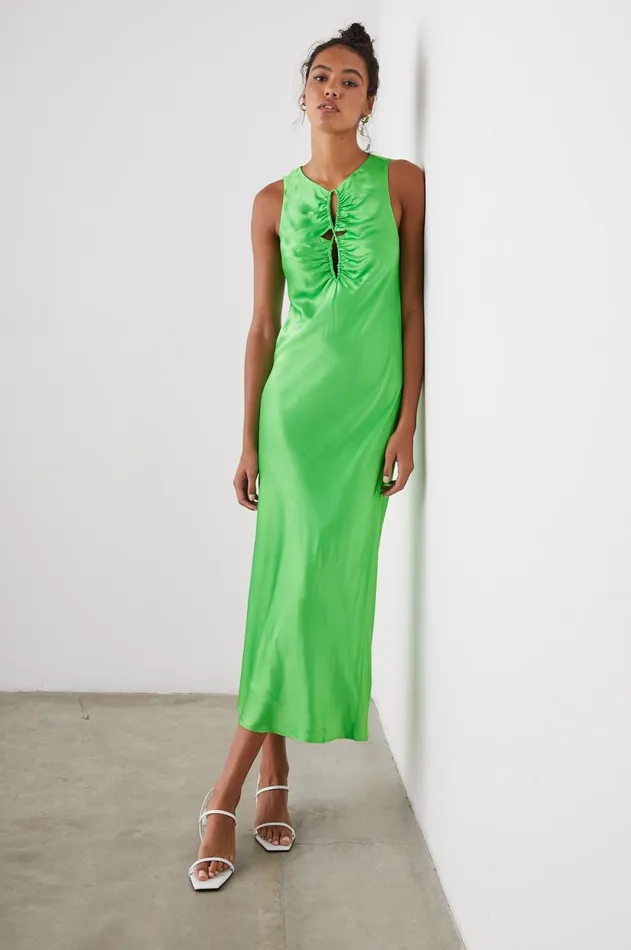 Dresses and Rompers Women Rails Fiona Dress Vibrant Green