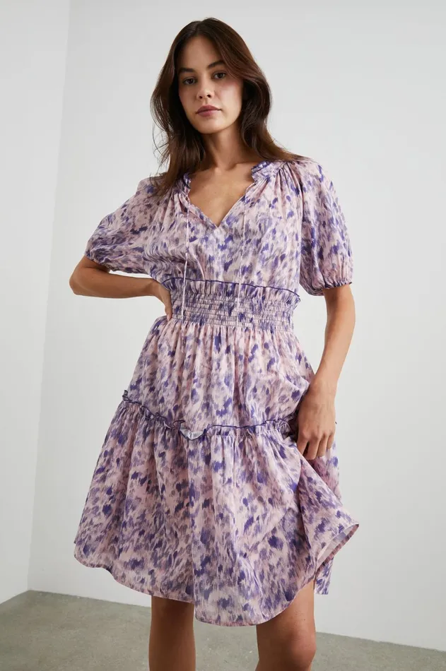 Dresses and Rompers Women Rails Fiorella Dress Pink Ikat