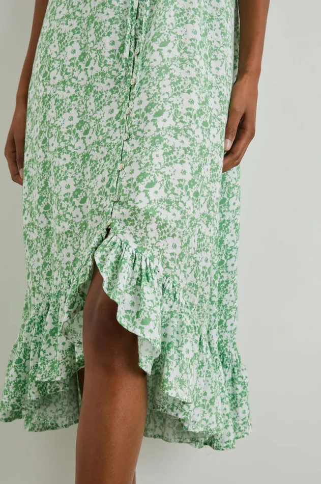 Dresses and Rompers Women Rails Frida Dress Green Texture Floral
