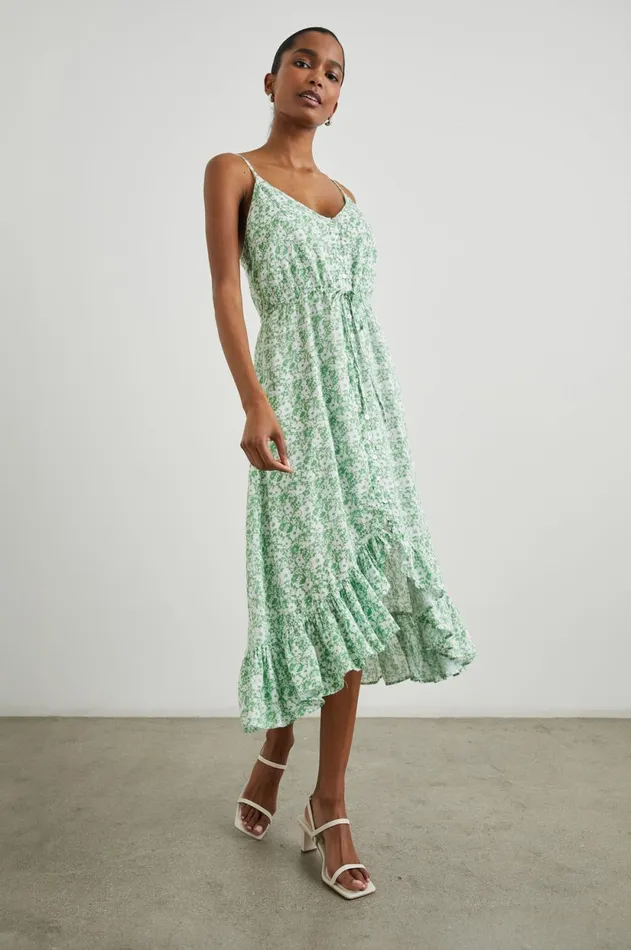 Dresses and Rompers Women Rails Frida Dress Green Texture Floral