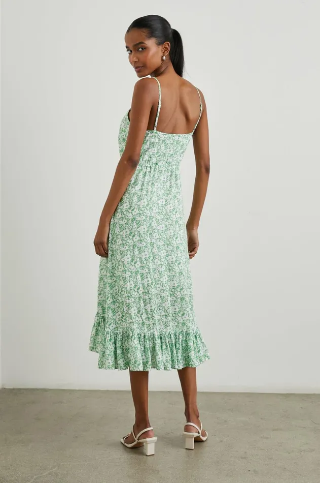 Dresses and Rompers Women Rails Frida Dress Green Texture Floral