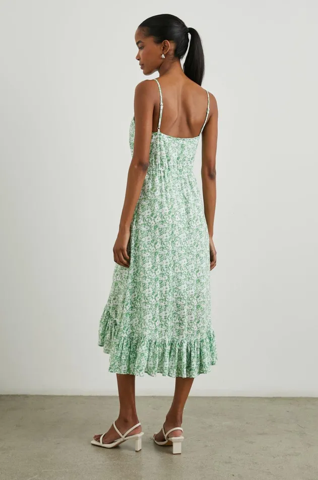 Dresses and Rompers Women Rails Frida Dress Green Texture Floral