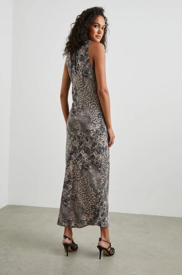 Dresses and Rompers Women Rails Gabriella Dress Taupe Mixed Animal