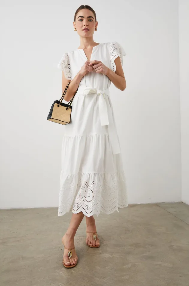 Dresses and Rompers Women Rails Gia Dress White