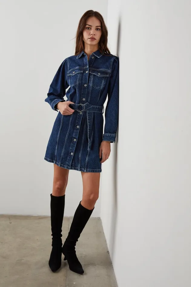 Dresses and Rompers Women Rails Griffith Dress Collegiate Blue