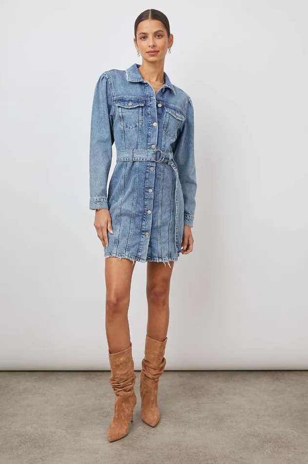 Dresses and Rompers Women Rails Griffith Dress Indigo Charm