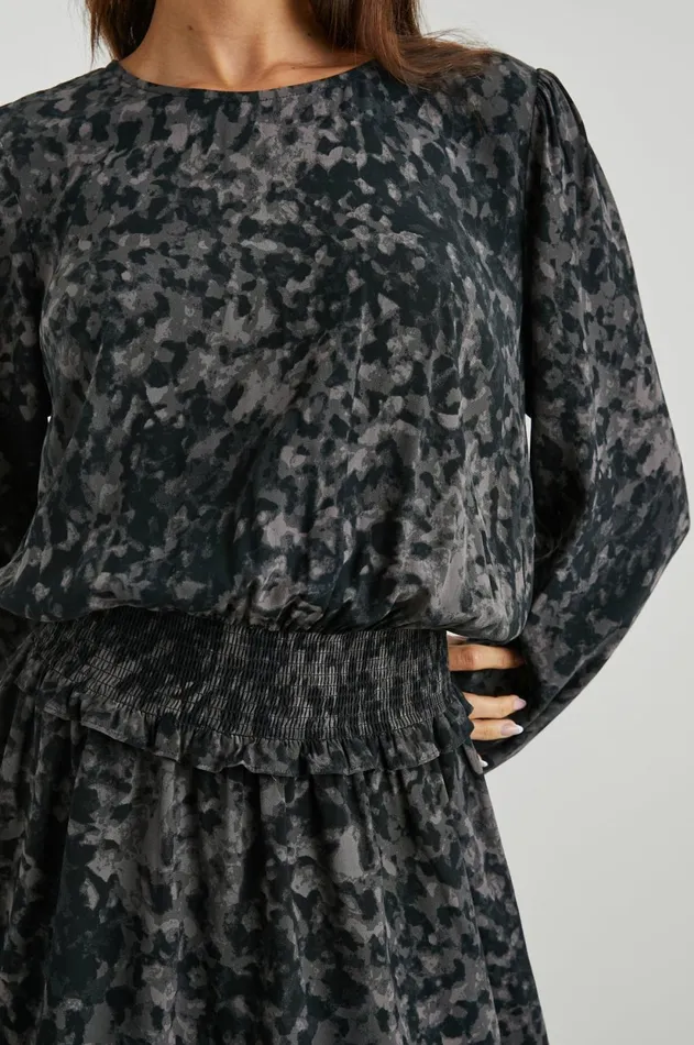 Dresses and Rompers Women Rails Inez Dress Charcoal Tortoise