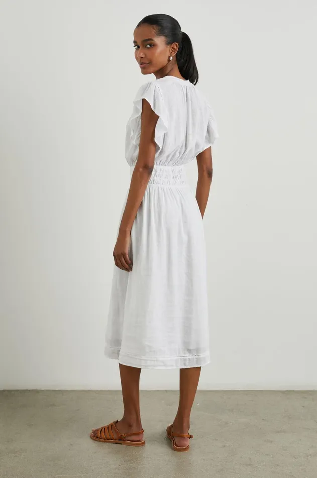Dresses and Rompers Women Rails Iona Dress White Lace Detail