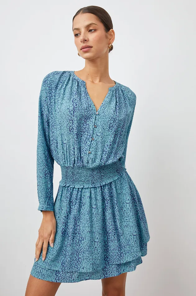 Dresses and Rompers Women Rails Jasmine Dress Jewel Cheetah