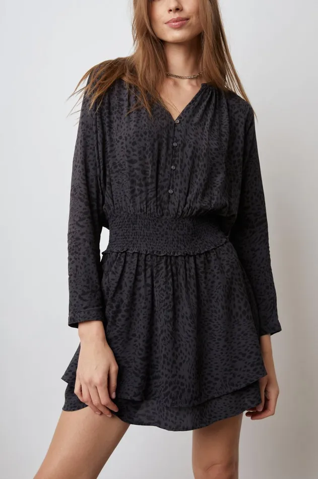 Dresses and Rompers Women Rails Jasmine Dress Spotted Slate