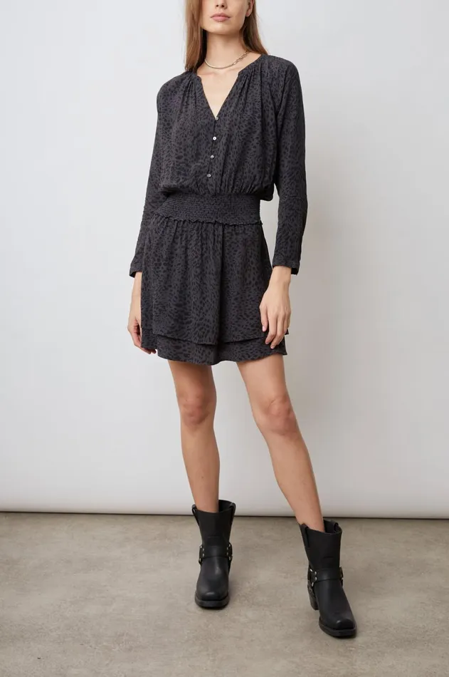 Dresses and Rompers Women Rails Jasmine Dress Spotted Slate