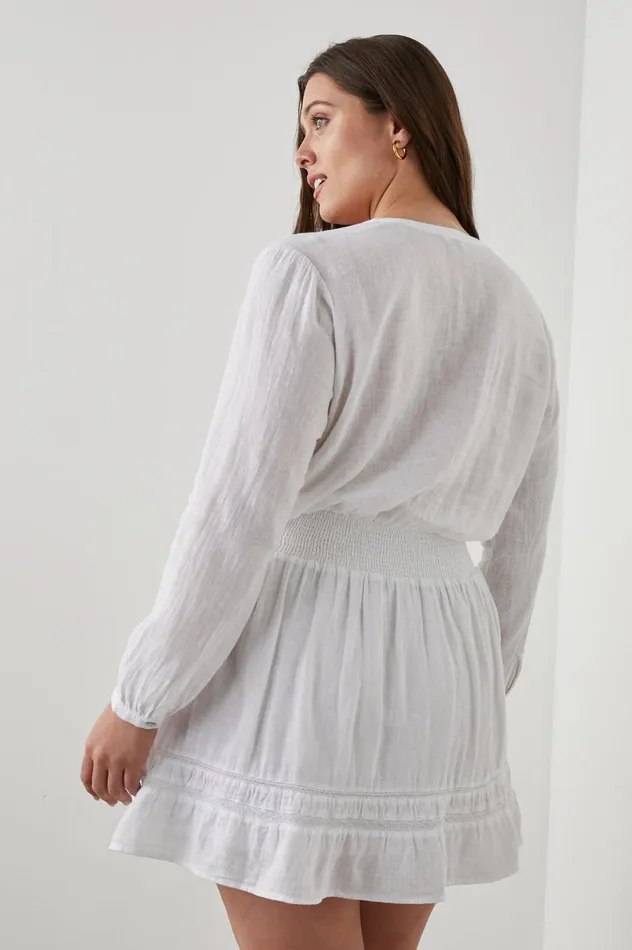 Dresses and Rompers Women Rails Jasmine Dress White Lace Detail