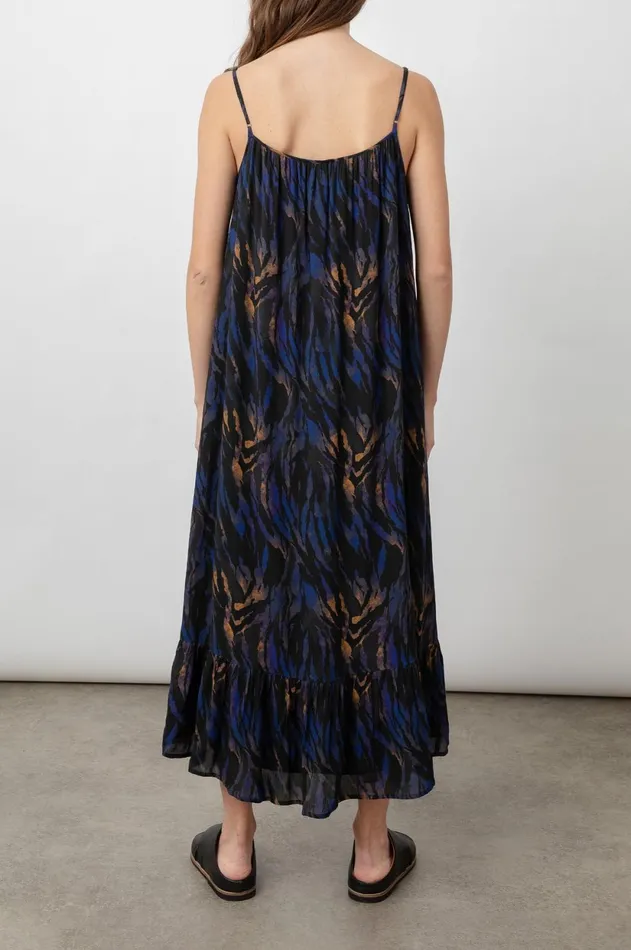 Dresses and Rompers Women Rails Jennica Dress Cobalt Tiger Stripe
