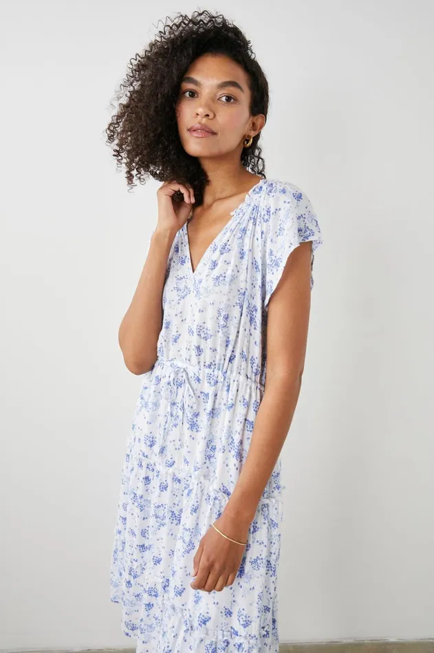 Dresses and Rompers Women Rails Juni Dress Blue Blossoms
