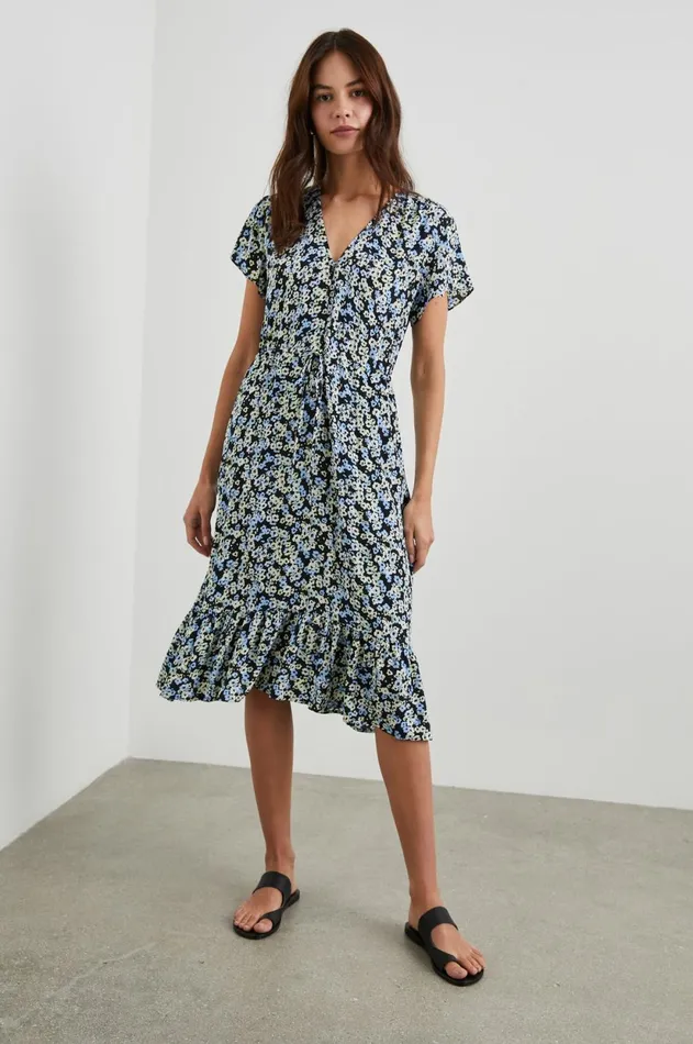Dresses and Rompers Women Rails Kiki Dress Midnight Meadow Floral