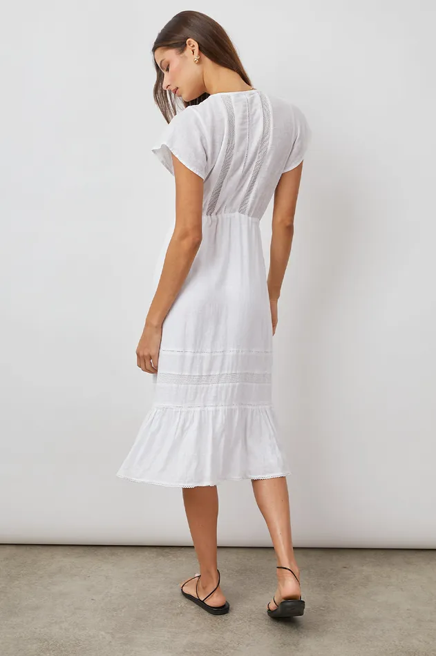 Dresses and Rompers Women Rails Kiki Dress White Lace Detail