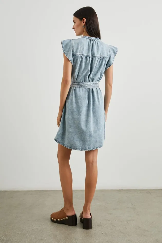 Dresses and Rompers Women Rails Letta Dress Faded Indigo
