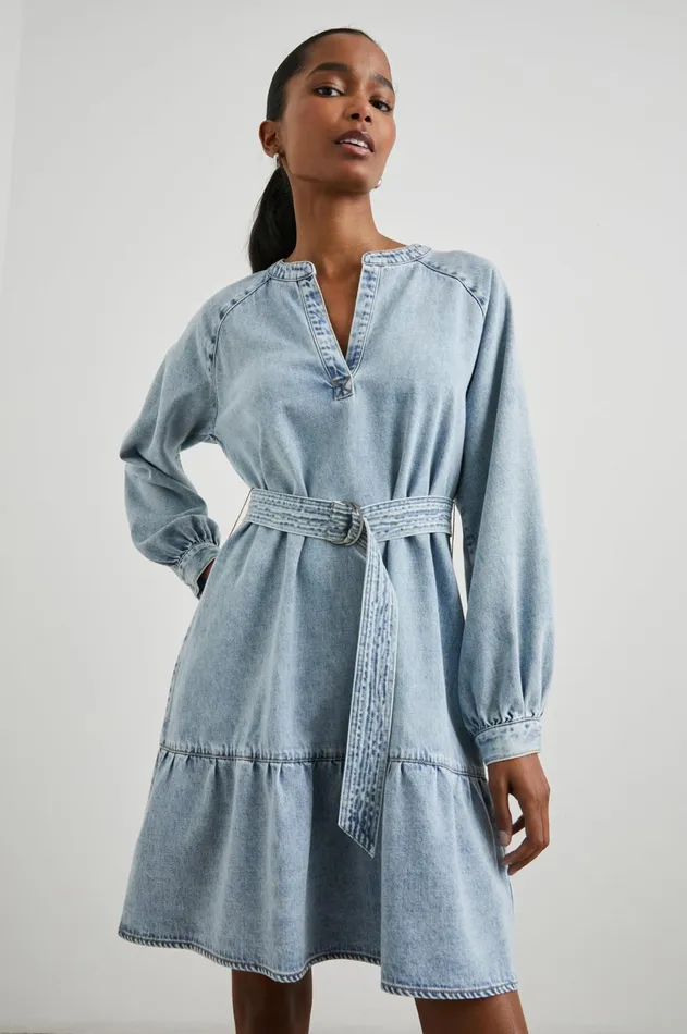 Dresses and Rompers Women Rails Lila Dress Faded Indigo