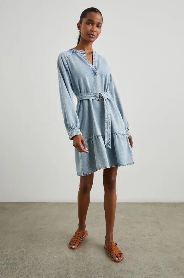 Dresses and Rompers Women Rails Lila Dress Faded Indigo