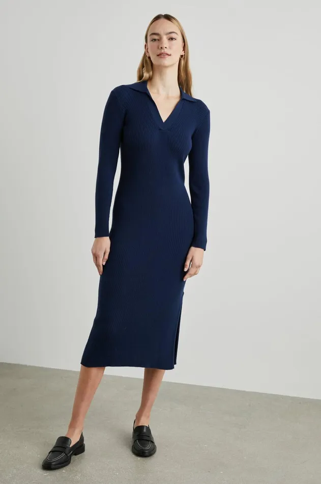 Dresses and Rompers Women Rails Luciana Dress Navy