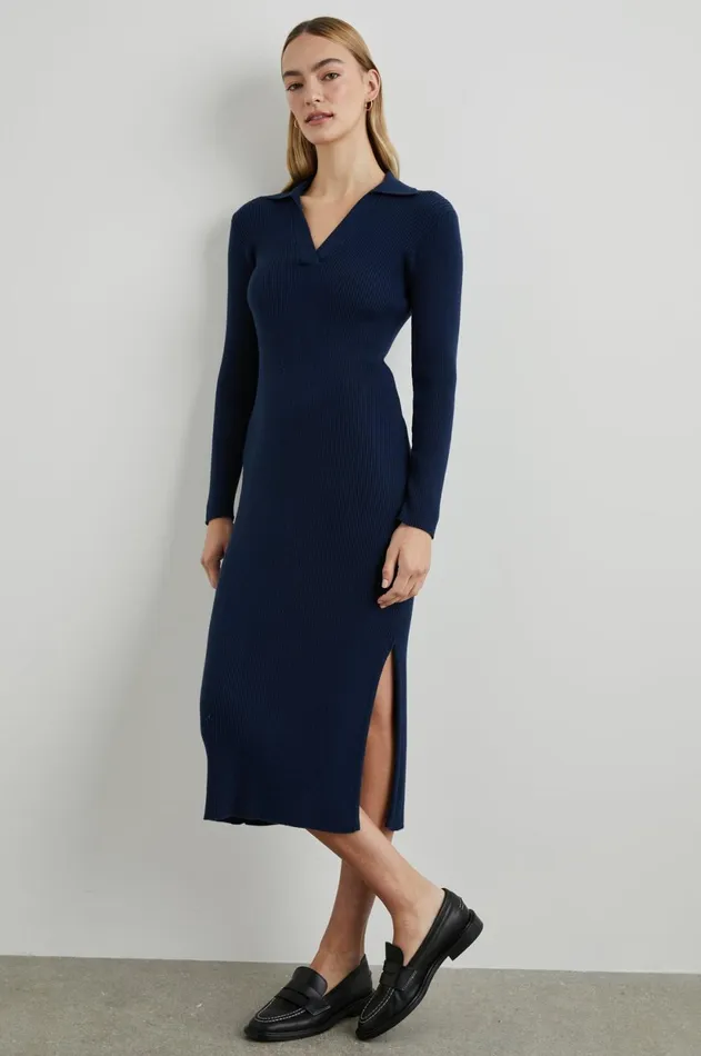 Dresses and Rompers Women Rails Luciana Dress Navy