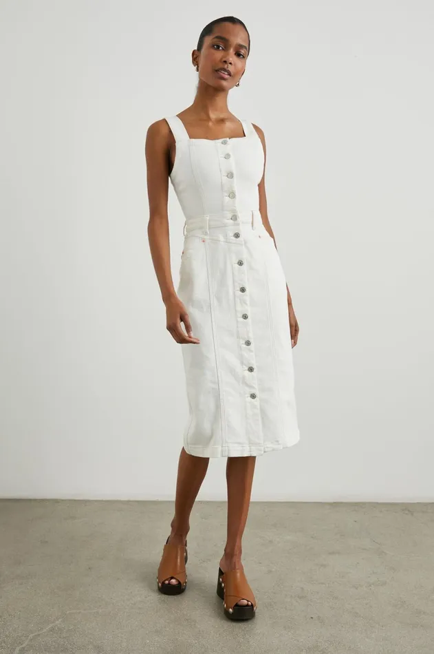 Dresses and Rompers Women Rails Malibu Dress Vintage Ecru
