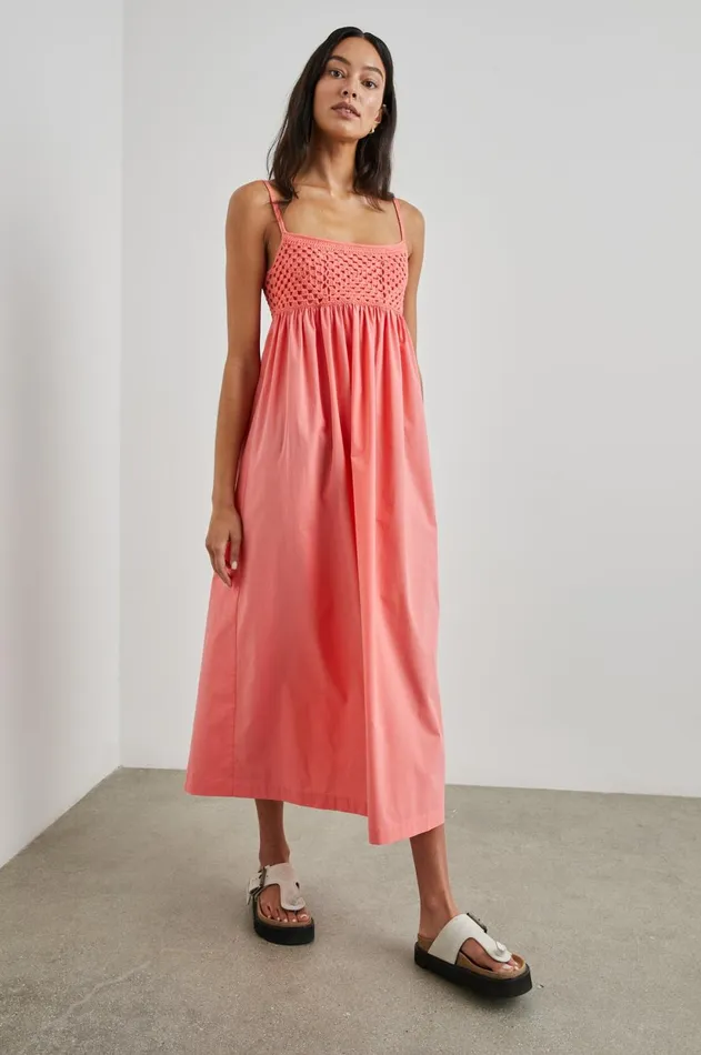 Dresses and Rompers Women Rails Meeka Dress Hot Coral