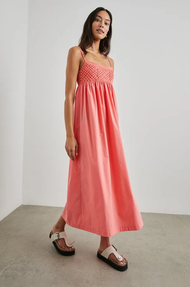 Dresses and Rompers Women Rails Meeka Dress Hot Coral