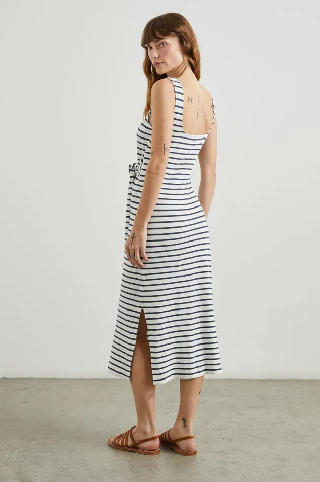 Dresses and Rompers Women Rails Meg Dress Navy Stripe