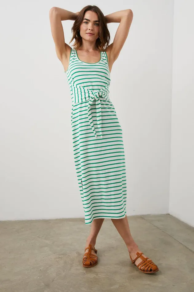 Dresses and Rompers Women Rails Meg Dress Sailor Stripe Green