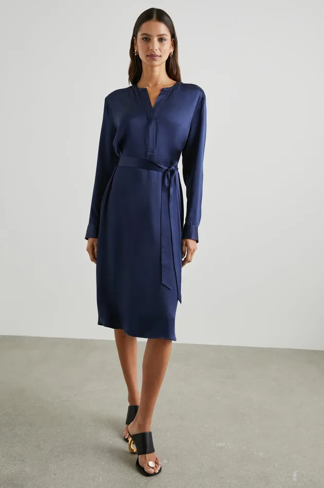 Dresses and Rompers Women Rails Nelle Dress Navy