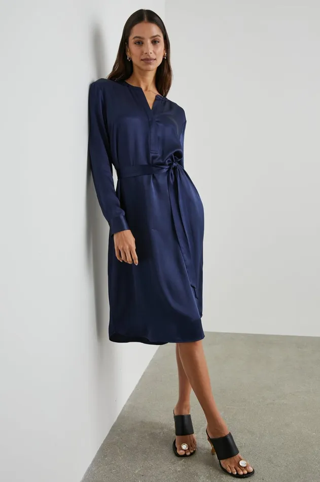 Dresses and Rompers Women Rails Nelle Dress Navy