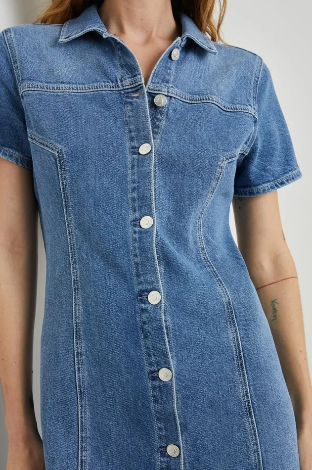 Dresses and Rompers Women Rails Pasadena Dress Cadet Blue