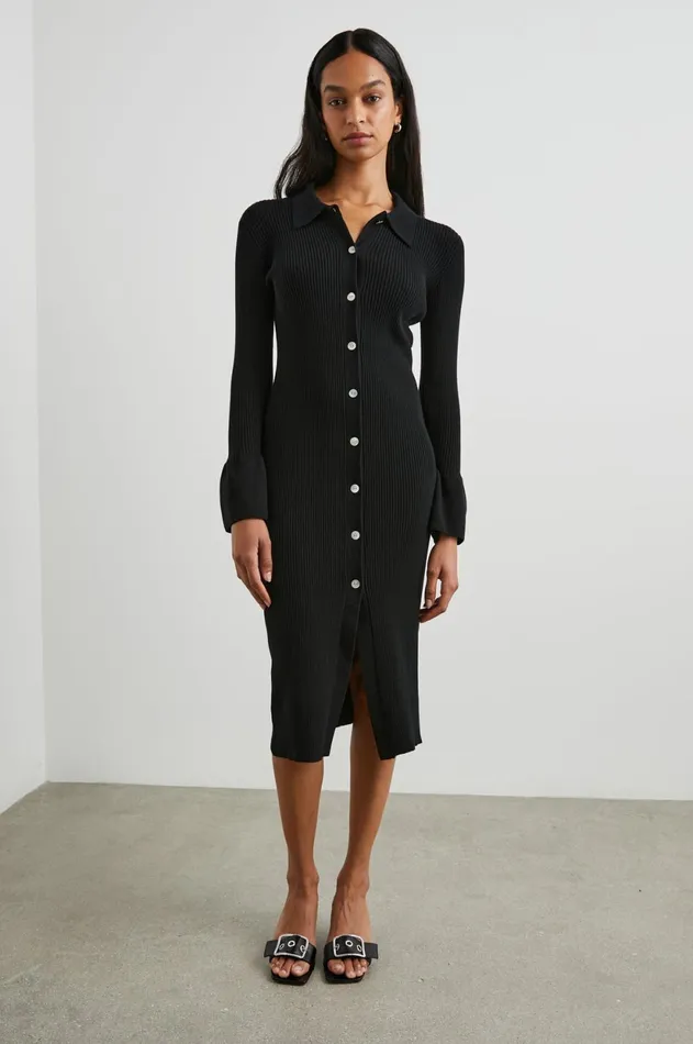 Dresses and Rompers Women Rails Rosalie Dress Black