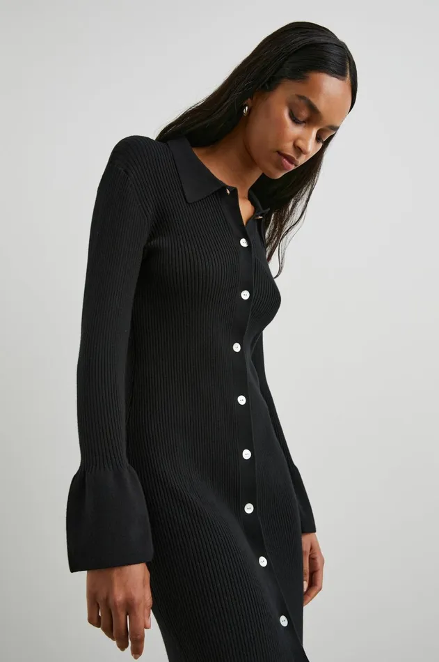 Dresses and Rompers Women Rails Rosalie Dress Black