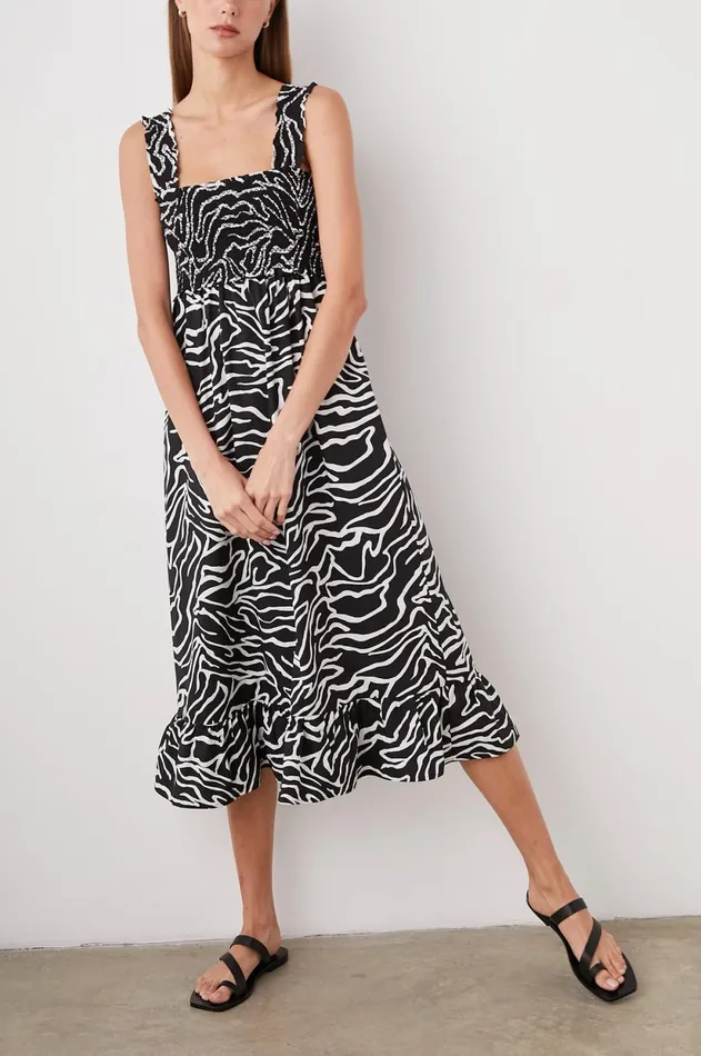 Dresses and Rompers Women Rails Rumi Dress Contour Lines
