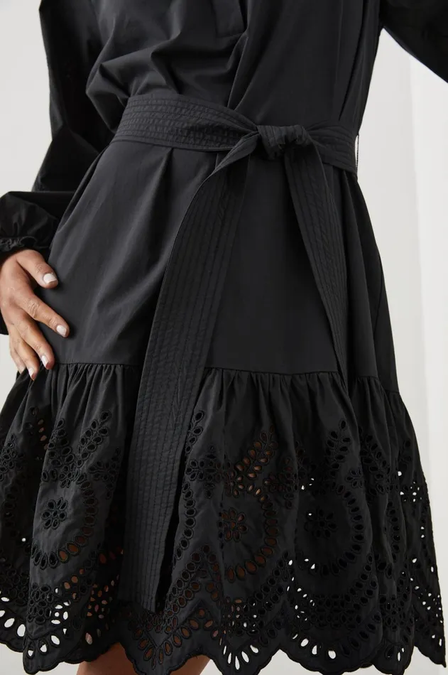 Dresses and Rompers Women Rails Saylor Dress Black Eyelet