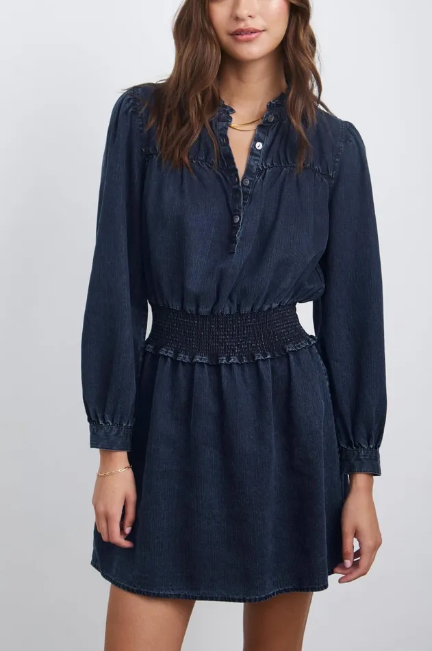 Dresses and Rompers Women Rails Shawna Dress Dark Vintage