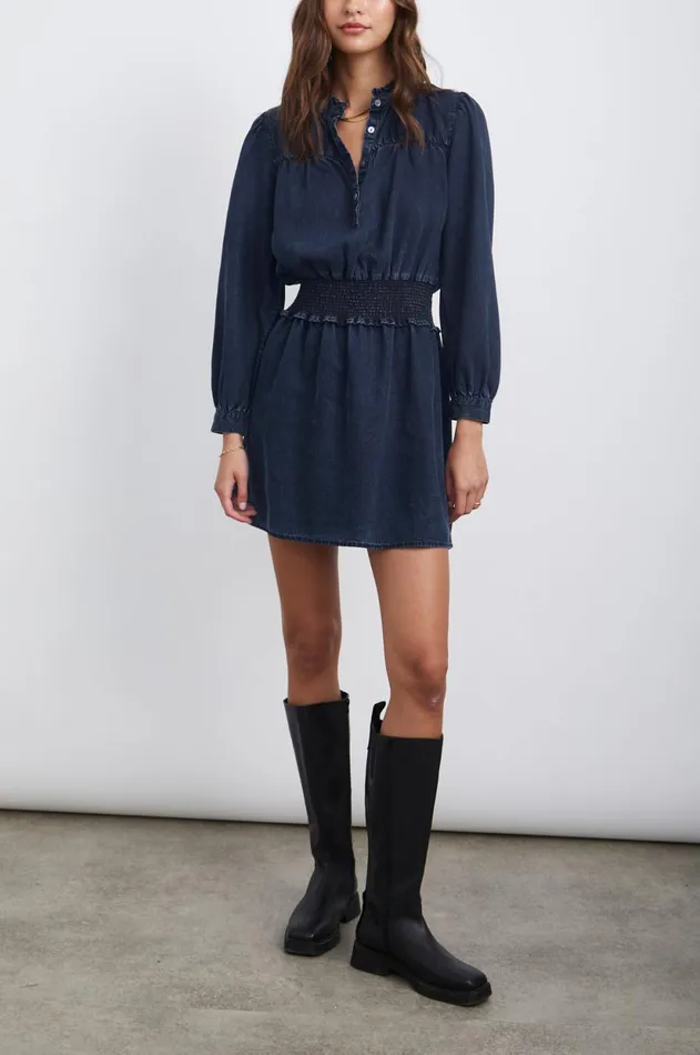Dresses and Rompers Women Rails Shawna Dress Dark Vintage